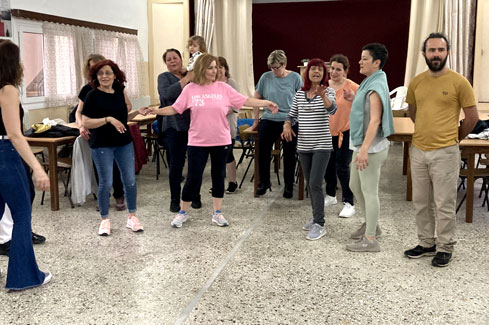 Μαθήματα χορού στον Πεντάλοφο, Dance course ,Tanzkurs in Pentalofos