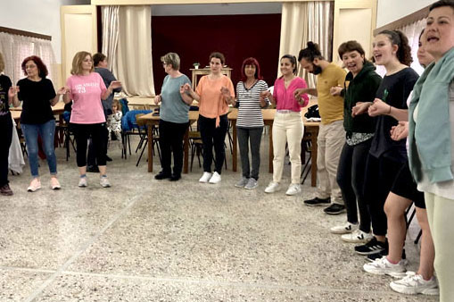 Τοπικοί χοροί στον Πεντάλοφο, Local dances, Einheimische Tänze in Pentalofos