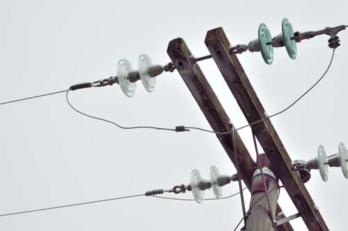 electricity supply, Γραμμές ρεύματος, Stromleitungen